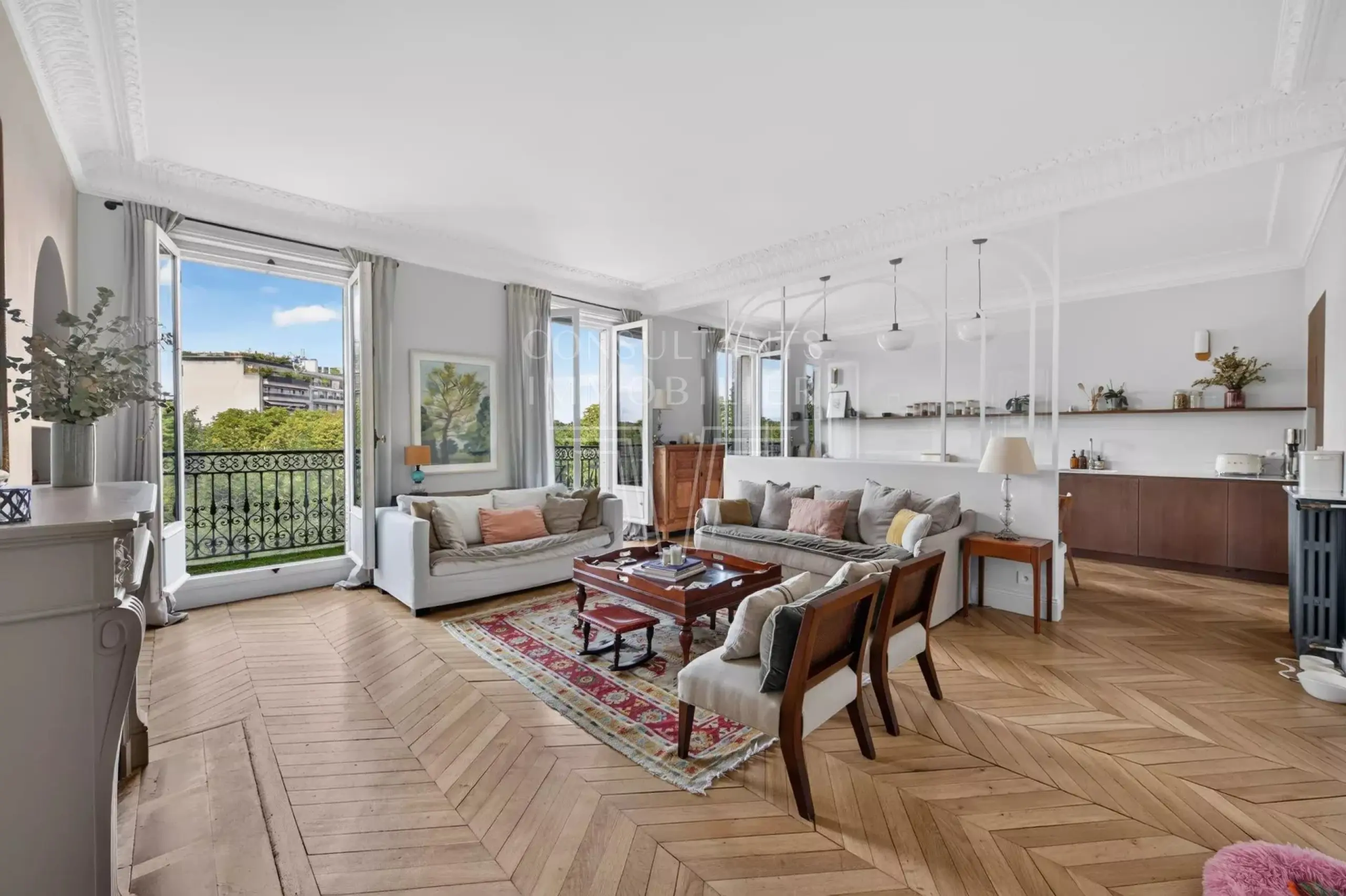Appartement avec balcon à Paris 16ème — photo 1